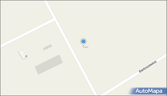 Bartoszewice, Bartoszewice, 35, mapa Bartoszewice