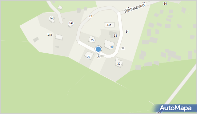 Bartoszewo, Bartoszewo, 29, mapa Bartoszewo