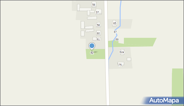 Bartoszowiny, Bartoszowiny, 62, mapa Bartoszowiny