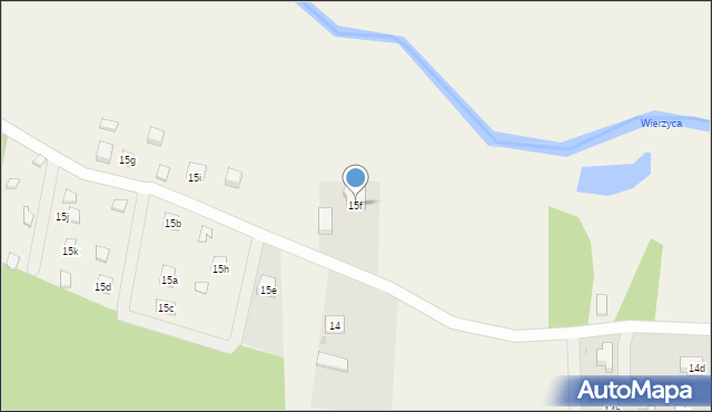 Bartoszylas, Bartoszylas, 15f, mapa Bartoszylas