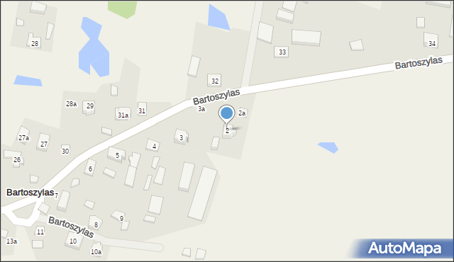 Bartoszylas, Bartoszylas, 2, mapa Bartoszylas