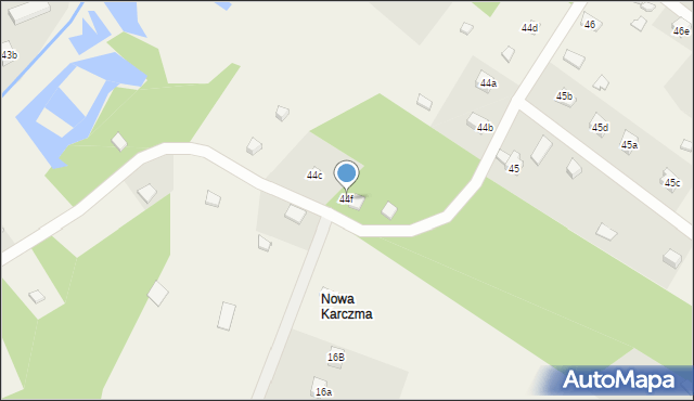 Bartoszylas, Bartoszylas, 44f, mapa Bartoszylas