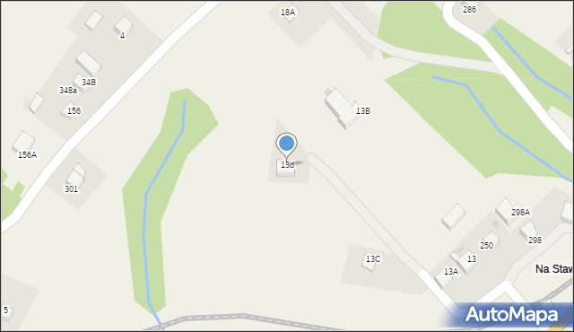 Barwałd Górny, Barwałd Górny, 13d, mapa Barwałd Górny
