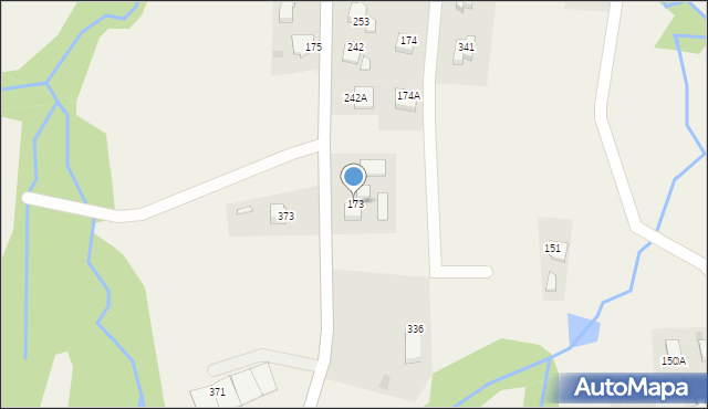 Barwałd Górny, Barwałd Górny, 173, mapa Barwałd Górny