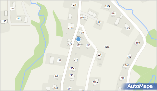 Barwałd Górny, Barwałd Górny, 177, mapa Barwałd Górny