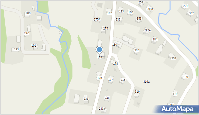 Barwałd Górny, Barwałd Górny, 179, mapa Barwałd Górny