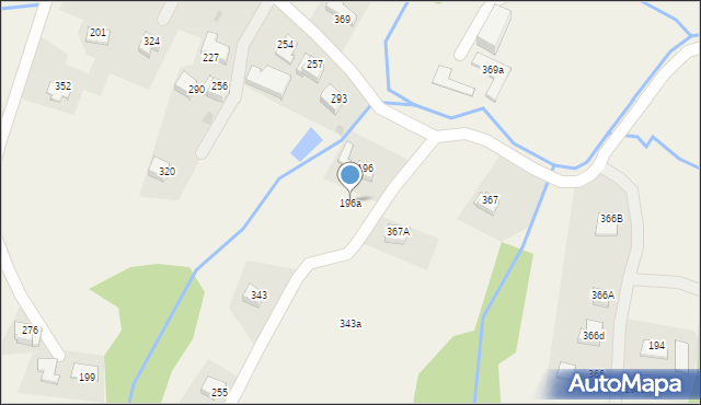 Barwałd Górny, Barwałd Górny, 196a, mapa Barwałd Górny