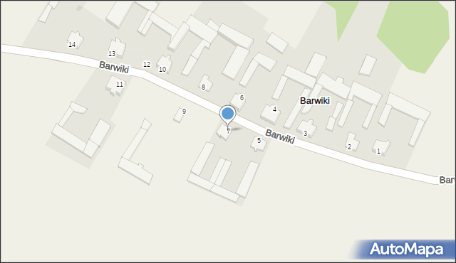 Barwiki, Barwiki, 7, mapa Barwiki