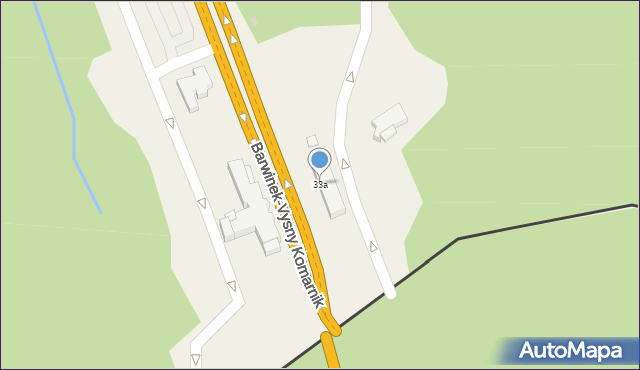 Barwinek, Barwinek, 33a, mapa Barwinek