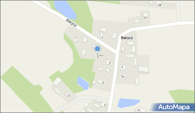 Barycz, Barycz, 4, mapa Barycz