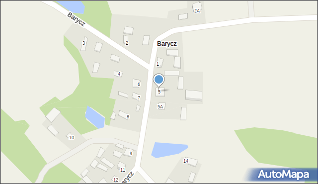 Barycz, Barycz, 5, mapa Barycz