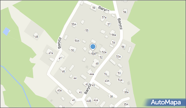 Barycz, Barycz, 52b, mapa Barycz