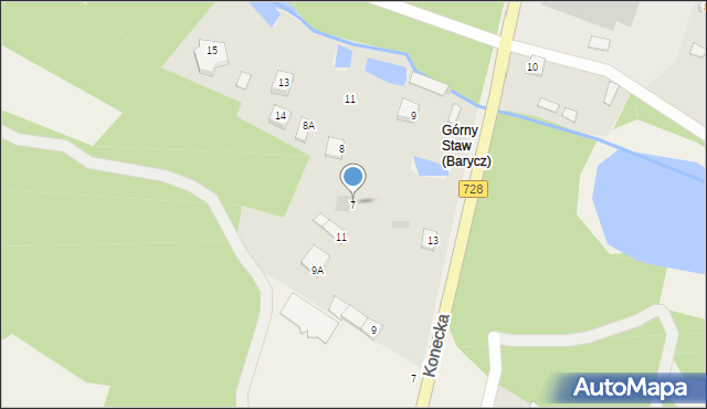 Barycz, Barycz, 7, mapa Barycz