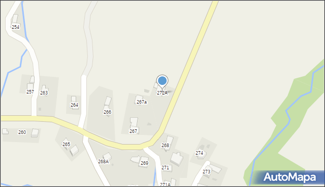 Barycz, Barycz, 272A, mapa Barycz
