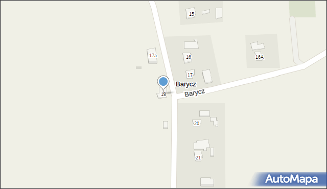 Barycz, Barycz, 18, mapa Barycz