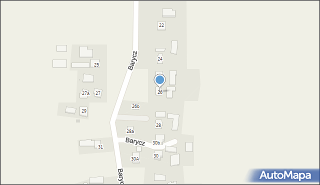 Barycz, Barycz, 26, mapa Barycz