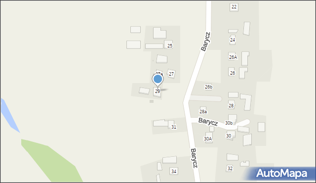 Barycz, Barycz, 29, mapa Barycz