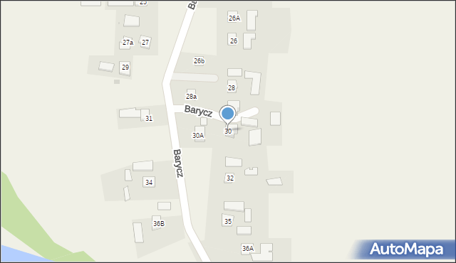 Barycz, Barycz, 30, mapa Barycz