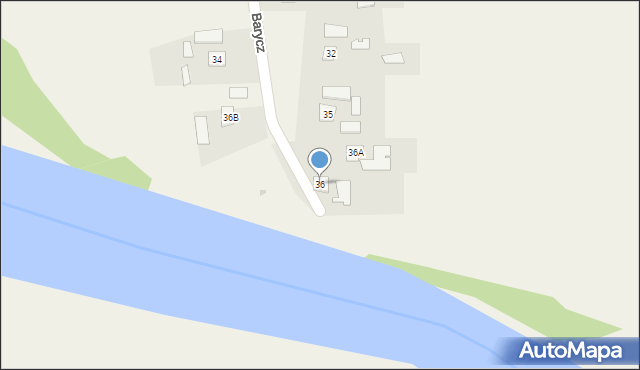 Barycz, Barycz, 36, mapa Barycz