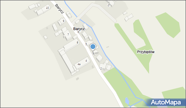 Barycz, Barycz, 3, mapa Barycz