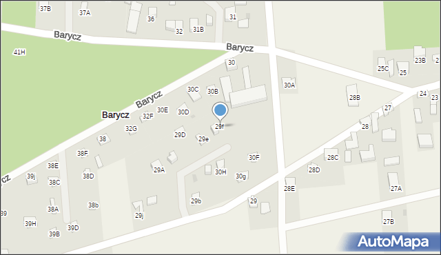 Barycz, Barycz, 29f, mapa Barycz