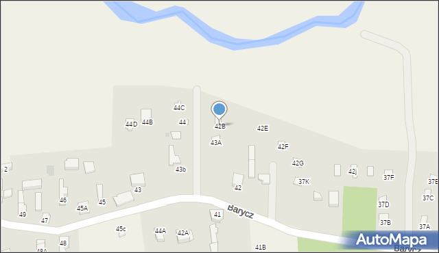 Barycz, Barycz, 42B, mapa Barycz