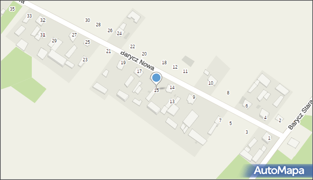 Barycz Nowa, Barycz Nowa, 15, mapa Barycz Nowa