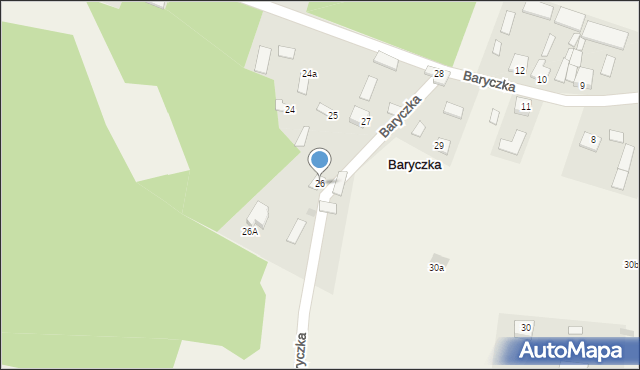 Baryczka, Baryczka, 26, mapa Baryczka