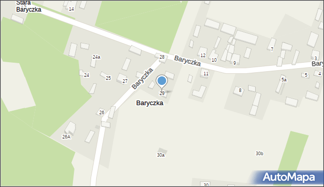 Baryczka, Baryczka, 29, mapa Baryczka