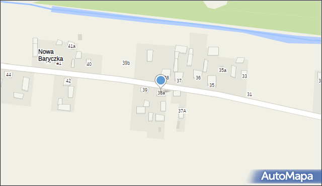 Baryczka, Baryczka, 38a, mapa Baryczka