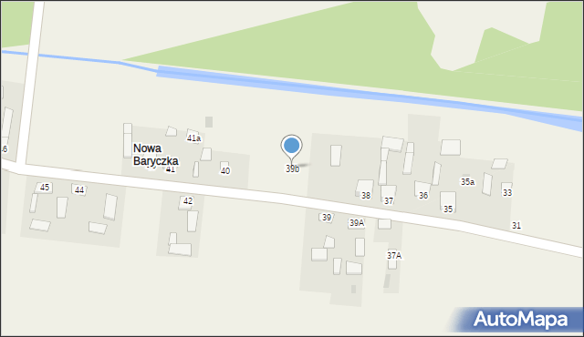 Baryczka, Baryczka, 39b, mapa Baryczka