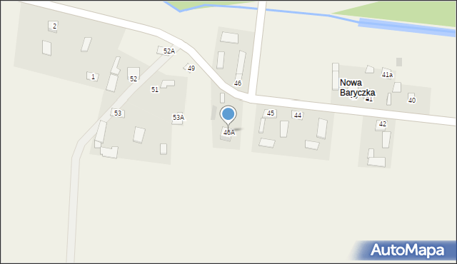 Baryczka, Baryczka, 46A, mapa Baryczka