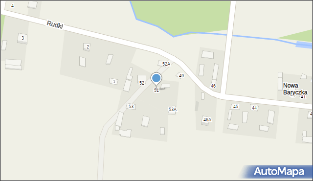 Baryczka, Baryczka, 51, mapa Baryczka