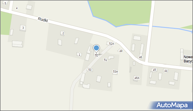 Baryczka, Baryczka, 52, mapa Baryczka