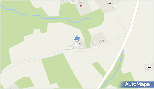 Baryczka, Baryczka, 121, mapa Baryczka