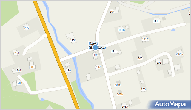Baryczka, Baryczka, 198, mapa Baryczka