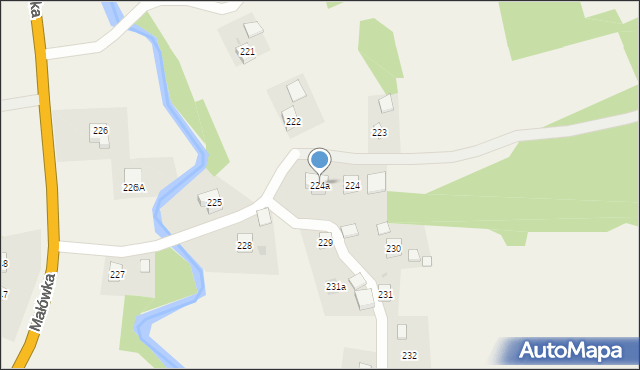 Baryczka, Baryczka, 224a, mapa Baryczka