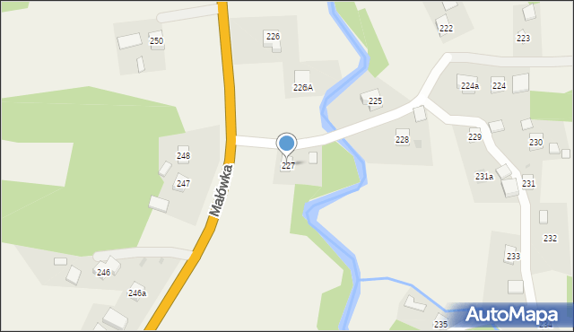 Baryczka, Baryczka, 227, mapa Baryczka