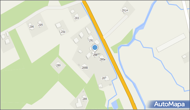 Baryczka, Baryczka, 288, mapa Baryczka