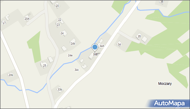 Baryczka, Baryczka, 34B, mapa Baryczka