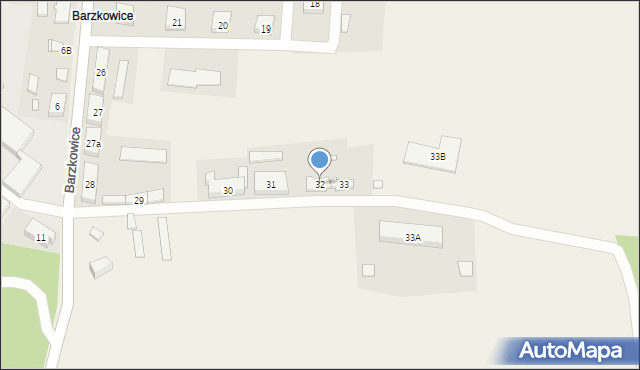 Barzkowice, Barzkowice, 32, mapa Barzkowice