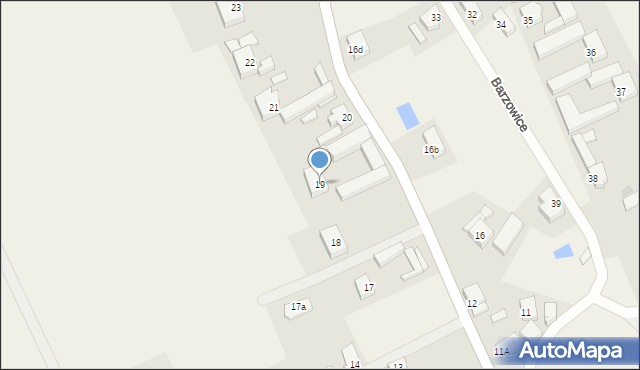 Barzowice, Barzowice, 19, mapa Barzowice