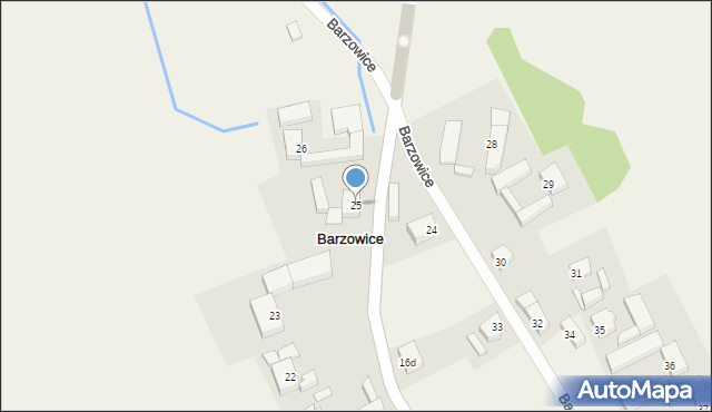 Barzowice, Barzowice, 25, mapa Barzowice