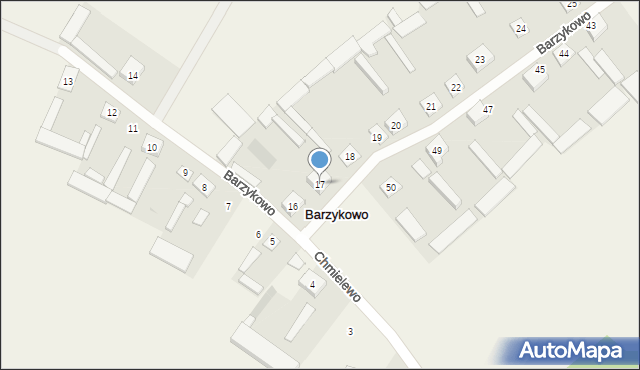 Barzykowo, Barzykowo, 17, mapa Barzykowo