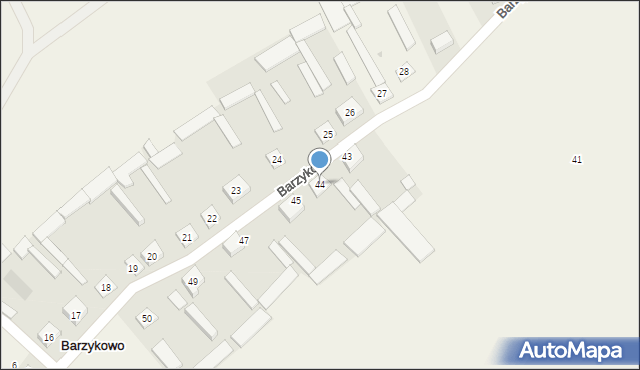 Barzykowo, Barzykowo, 44, mapa Barzykowo