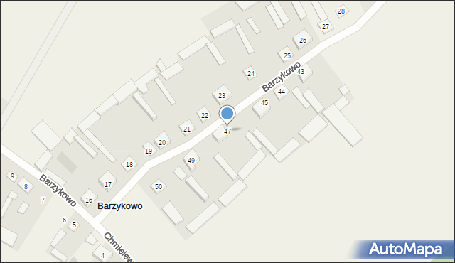 Barzykowo, Barzykowo, 47, mapa Barzykowo