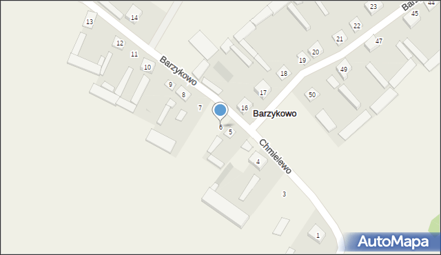 Barzykowo, Barzykowo, 6, mapa Barzykowo