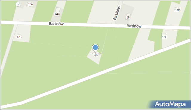 Basinów, Basinów, 12C, mapa Basinów
