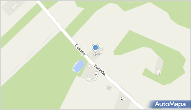 Basinów, Basinów, 2, mapa Basinów