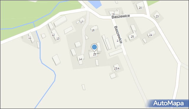 Baszewice, Baszewice, 15, mapa Baszewice